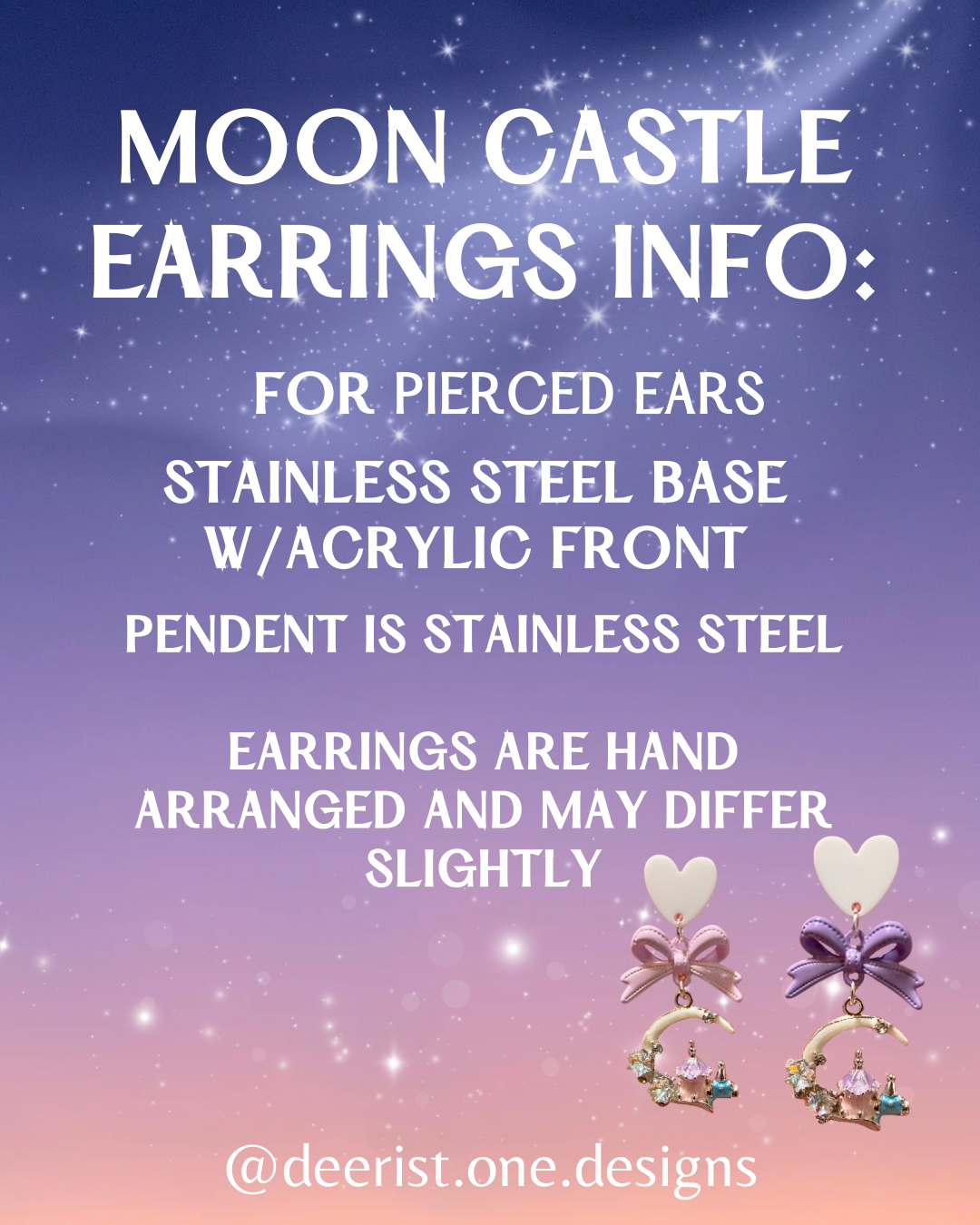 Moon Castle Earrings