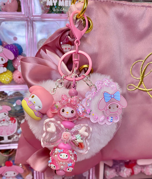 Doughnut Bunny Keychain