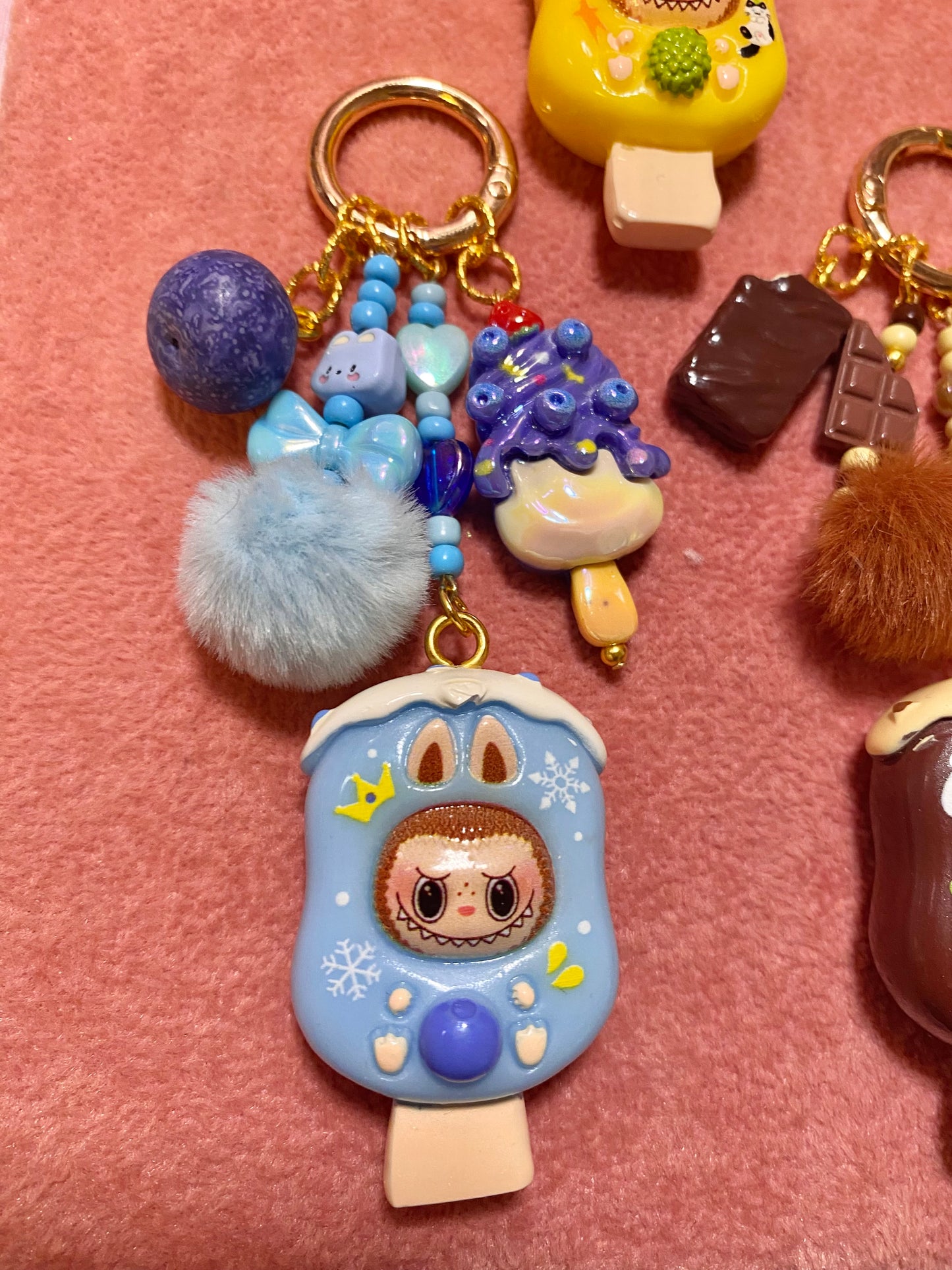 Ice Cream Monster Keychain