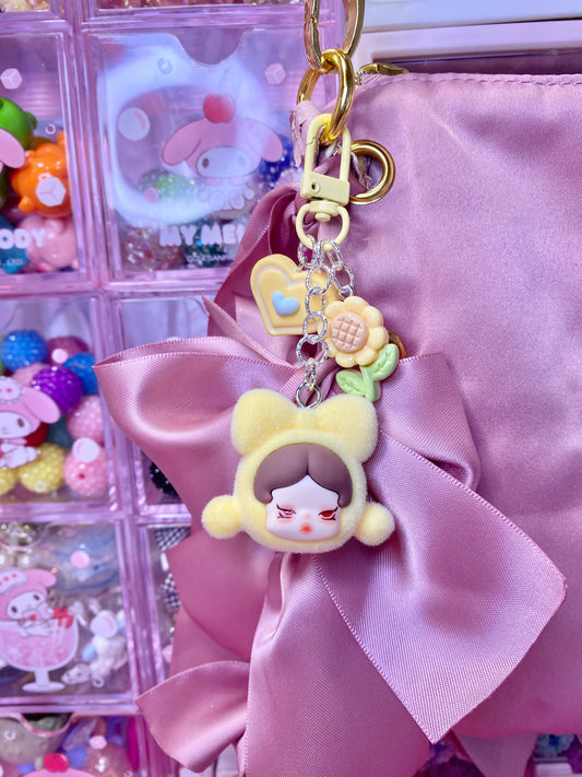 Bow Girl Keychain