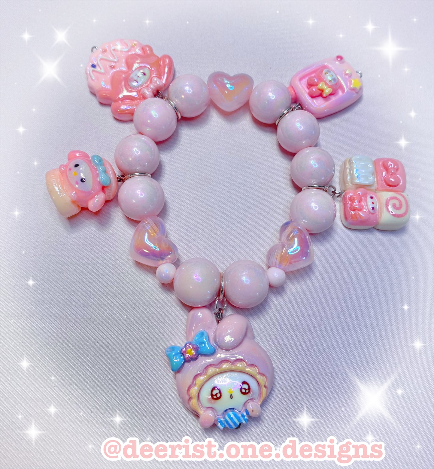 Pink Bunny Bracelet