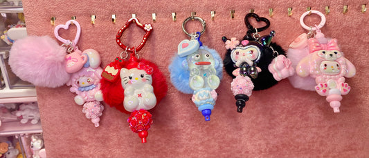 Fluffy Friends Keychain