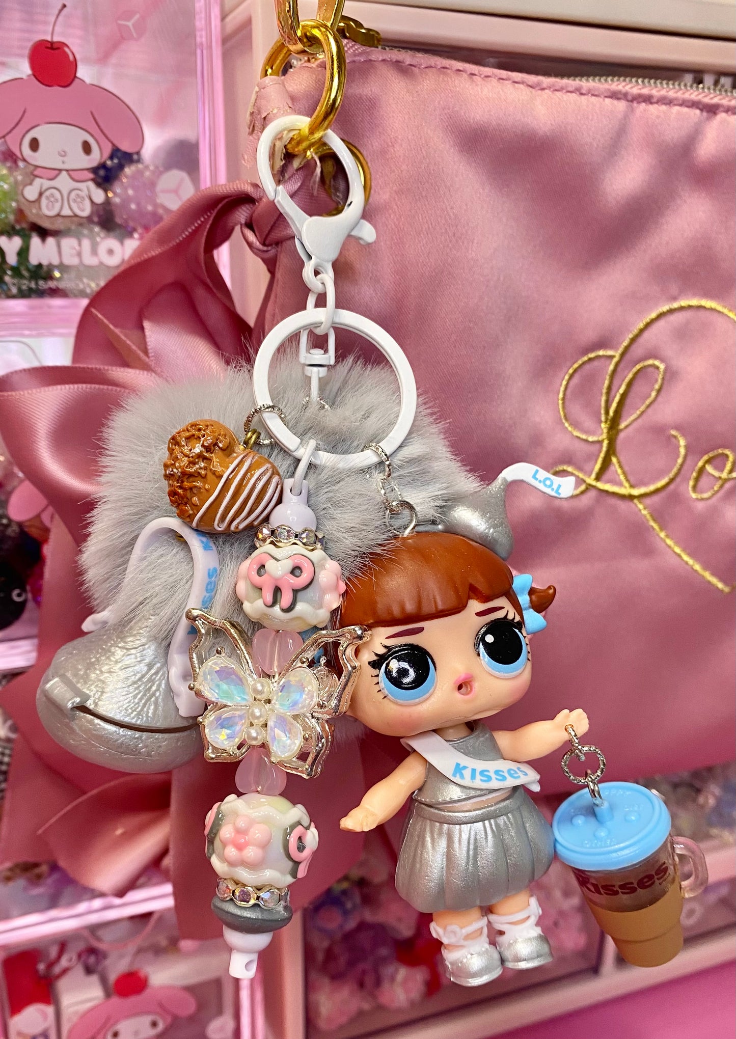 Chocolate Kiss Keychain