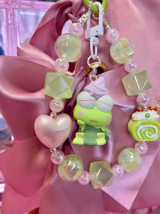 Cream Frog Device Strap
