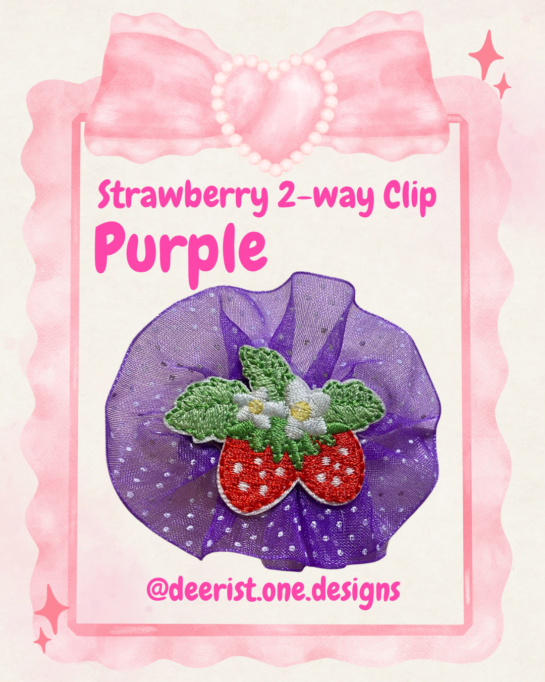 Stawberry 2-way Clip