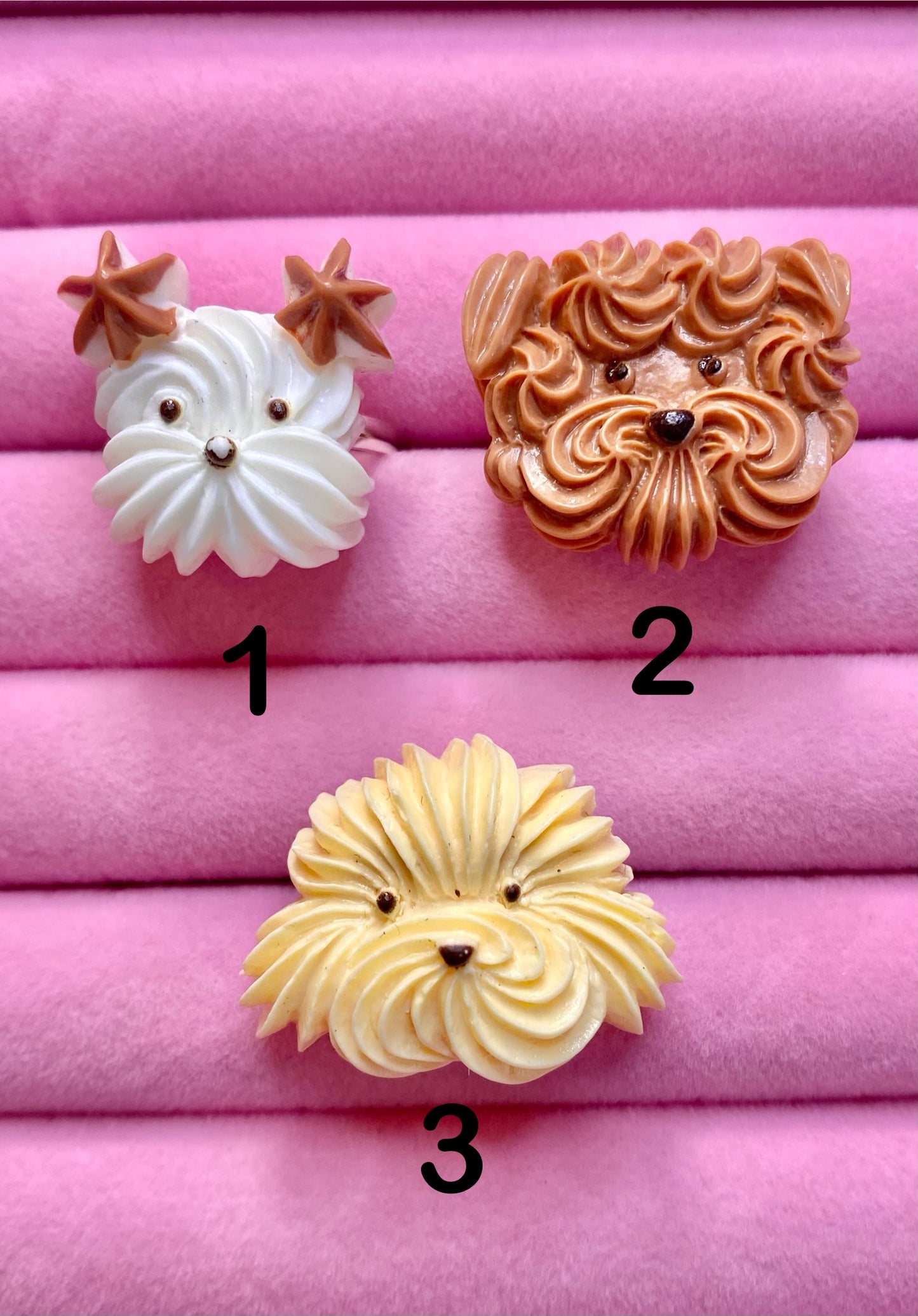 Whip Cream Puppy Ring