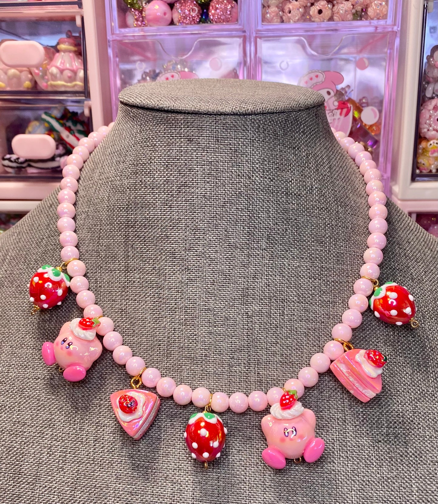 Strawberry Blob Necklace