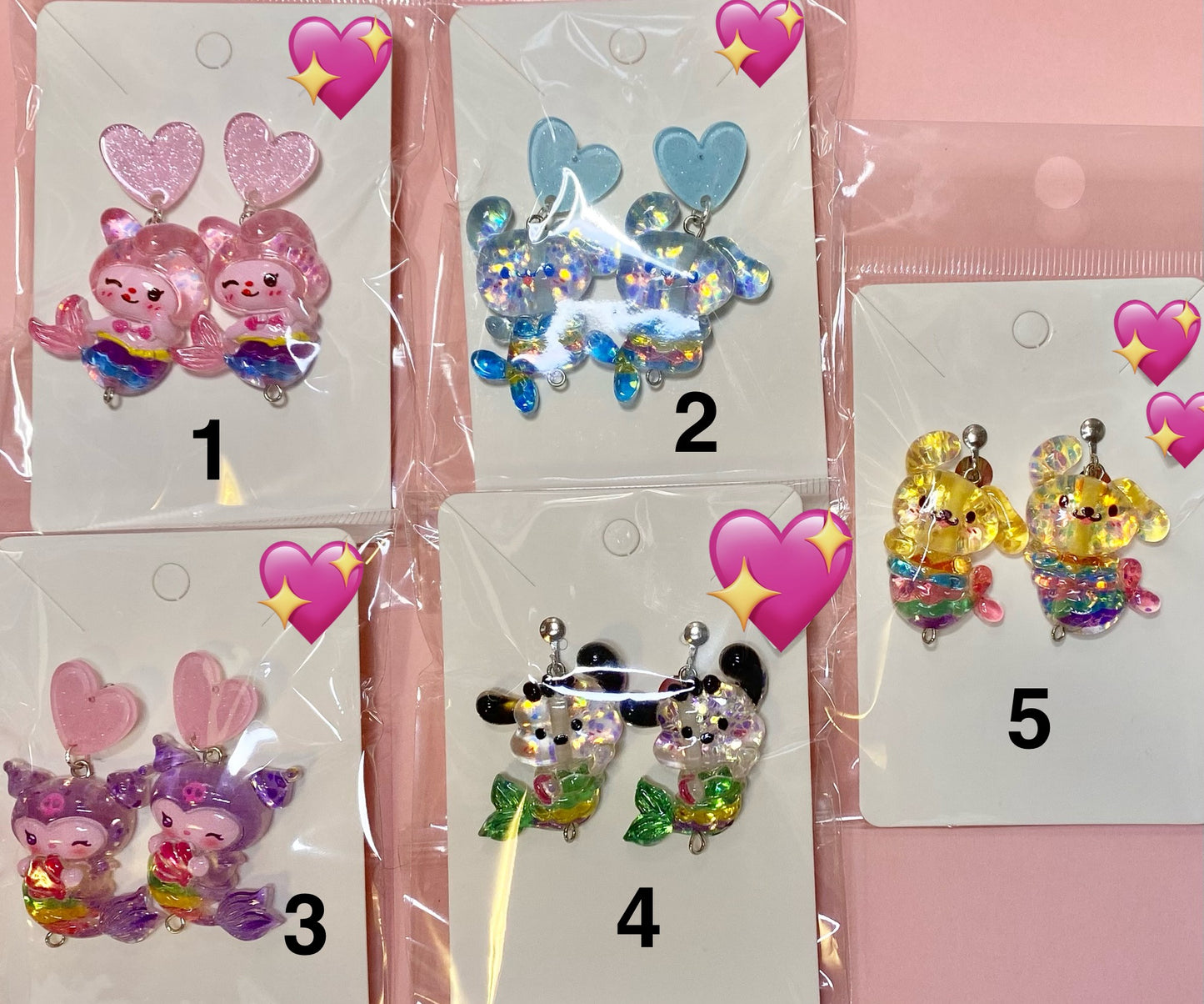 Mermaid Friends Earrings