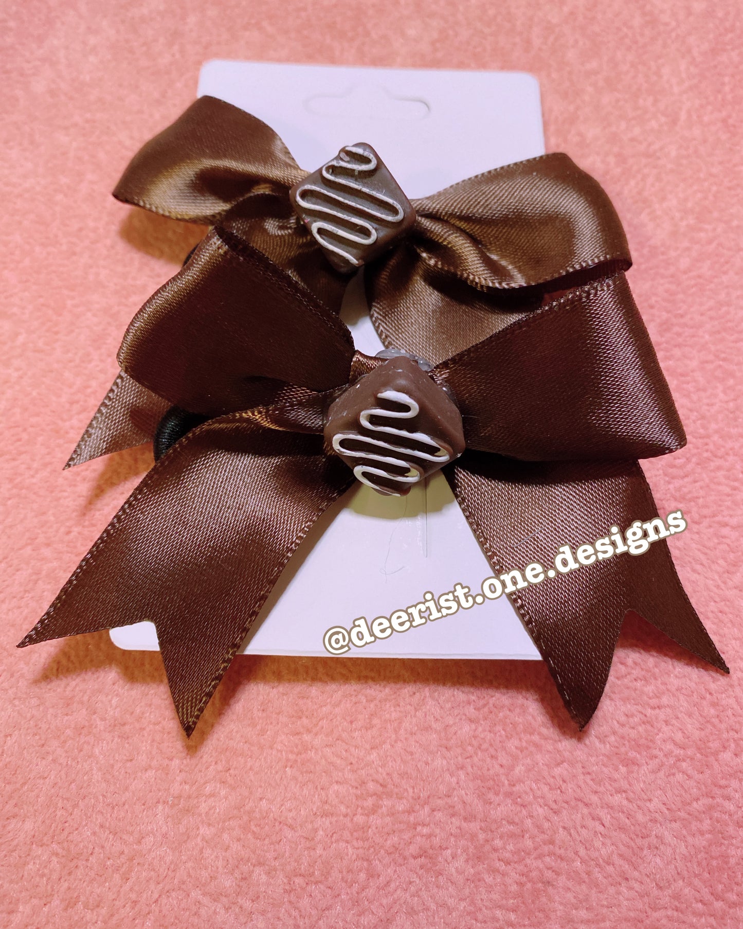 Sweet Chocolate Hair Ties