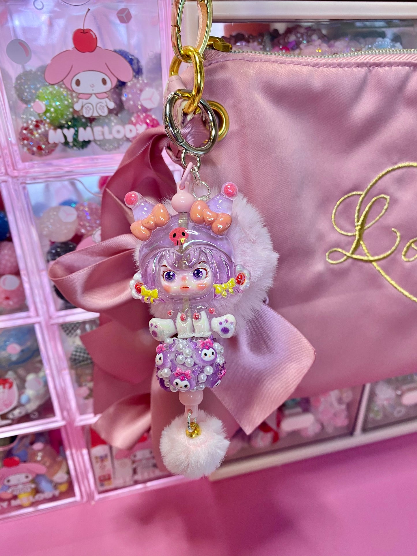 Sitting Doll Keychain