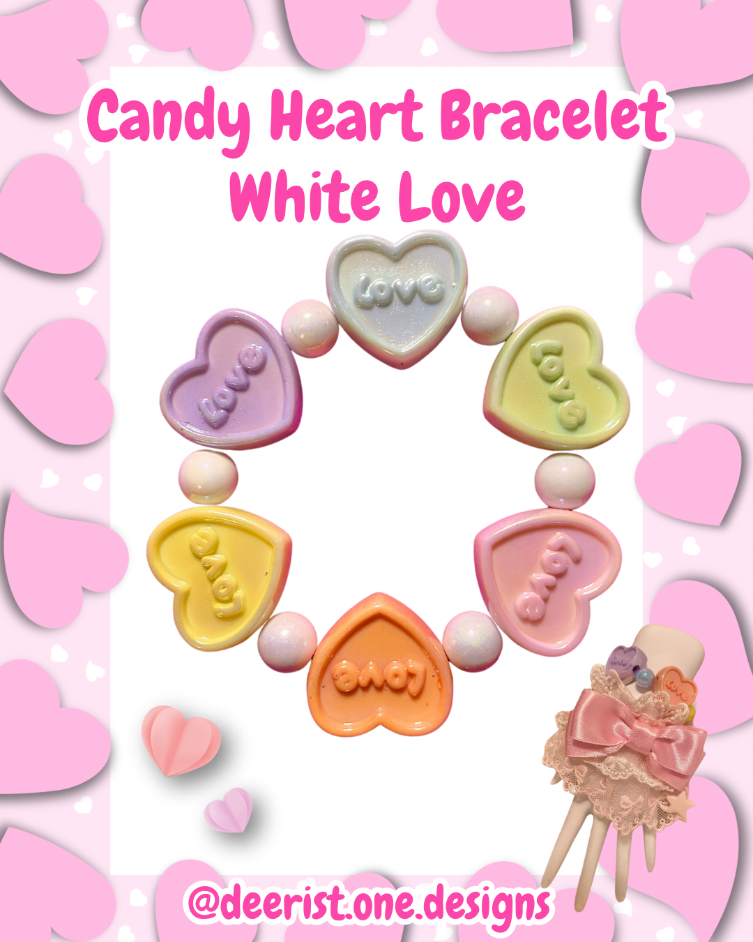 Candy Hearts Bracelet