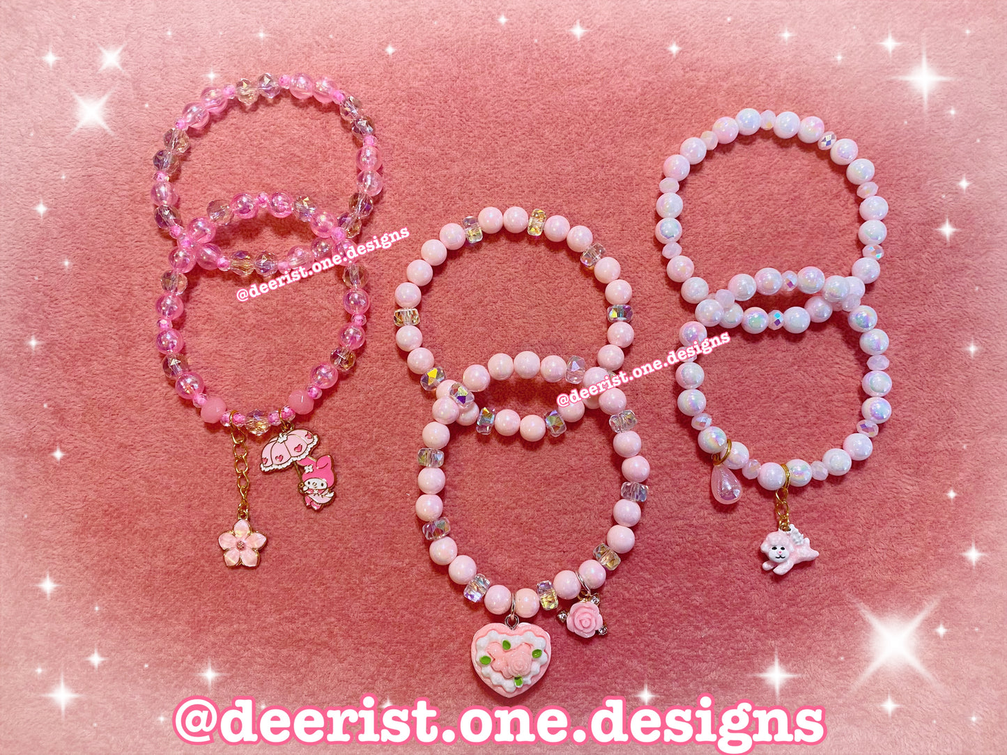 Pink Double Bracelets