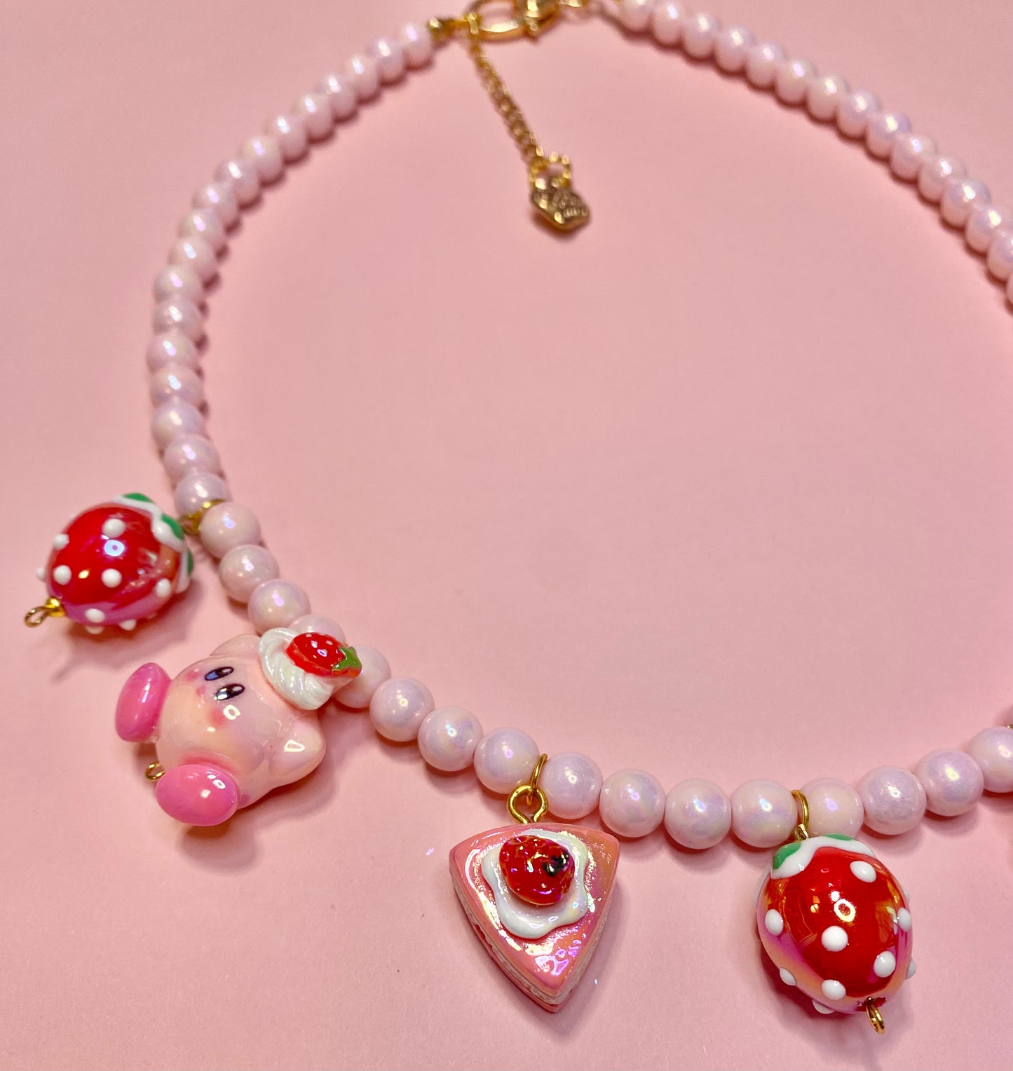 Strawberry Blob Necklace