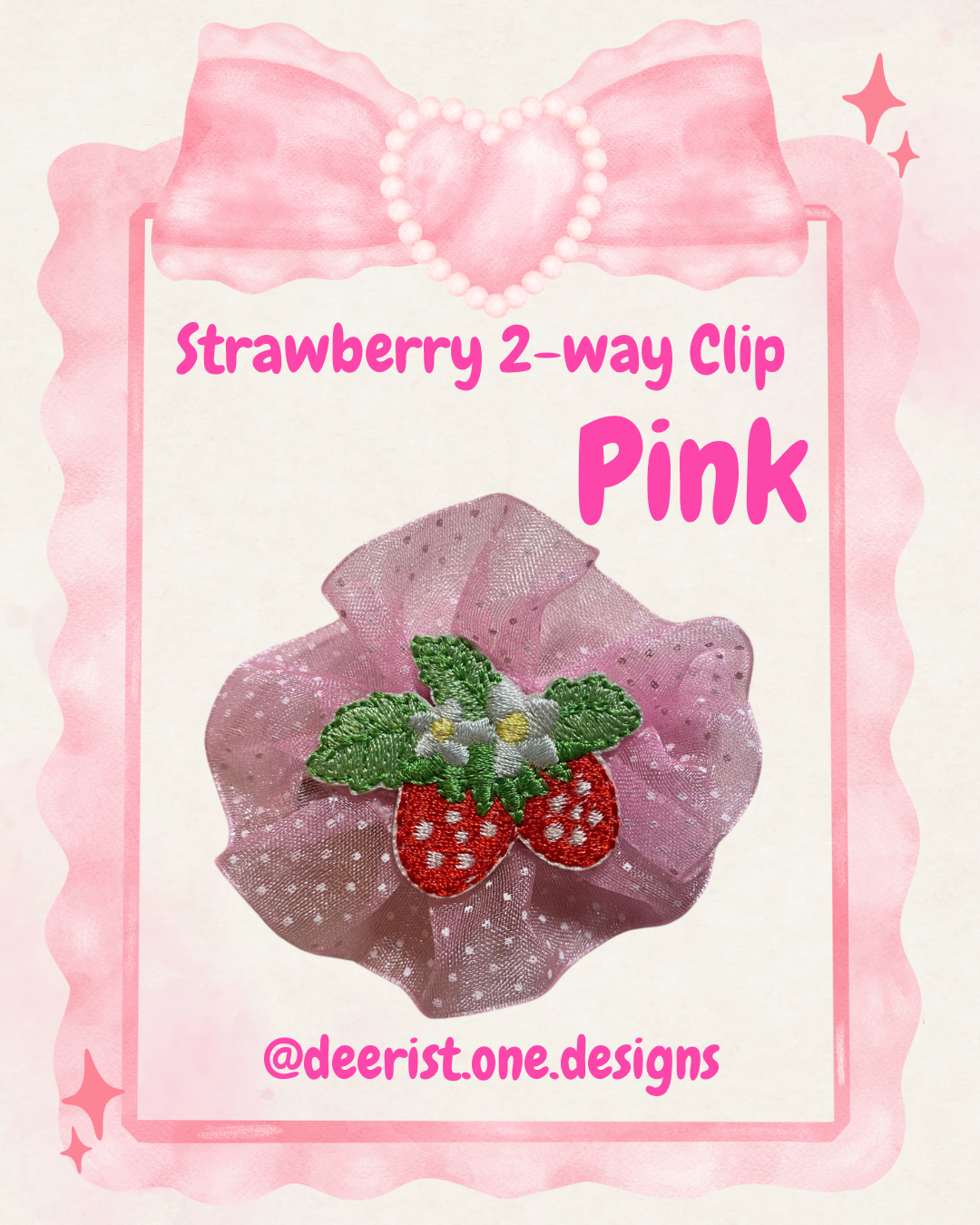 Stawberry 2-way Clip