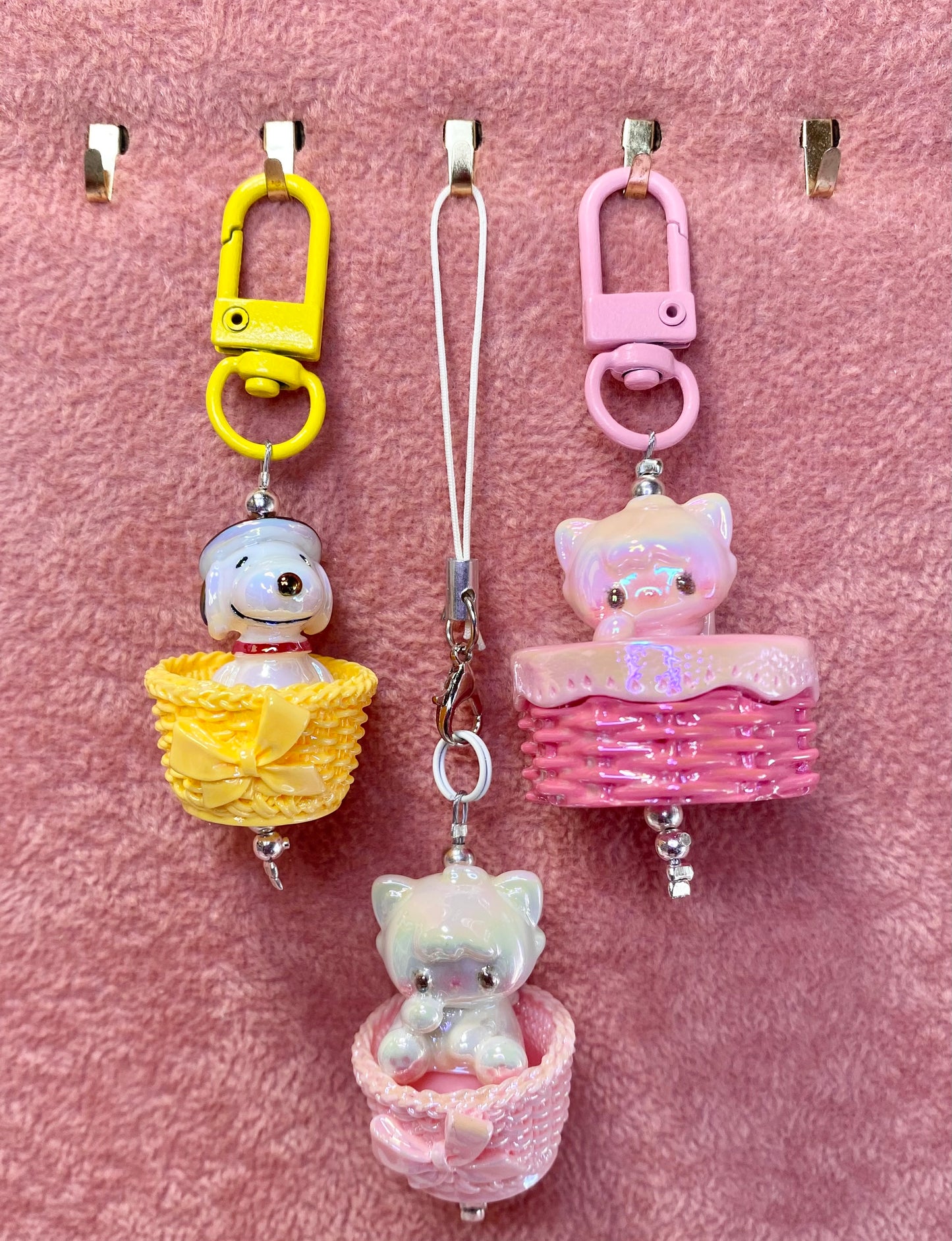 Basket Keychain/Bag chain