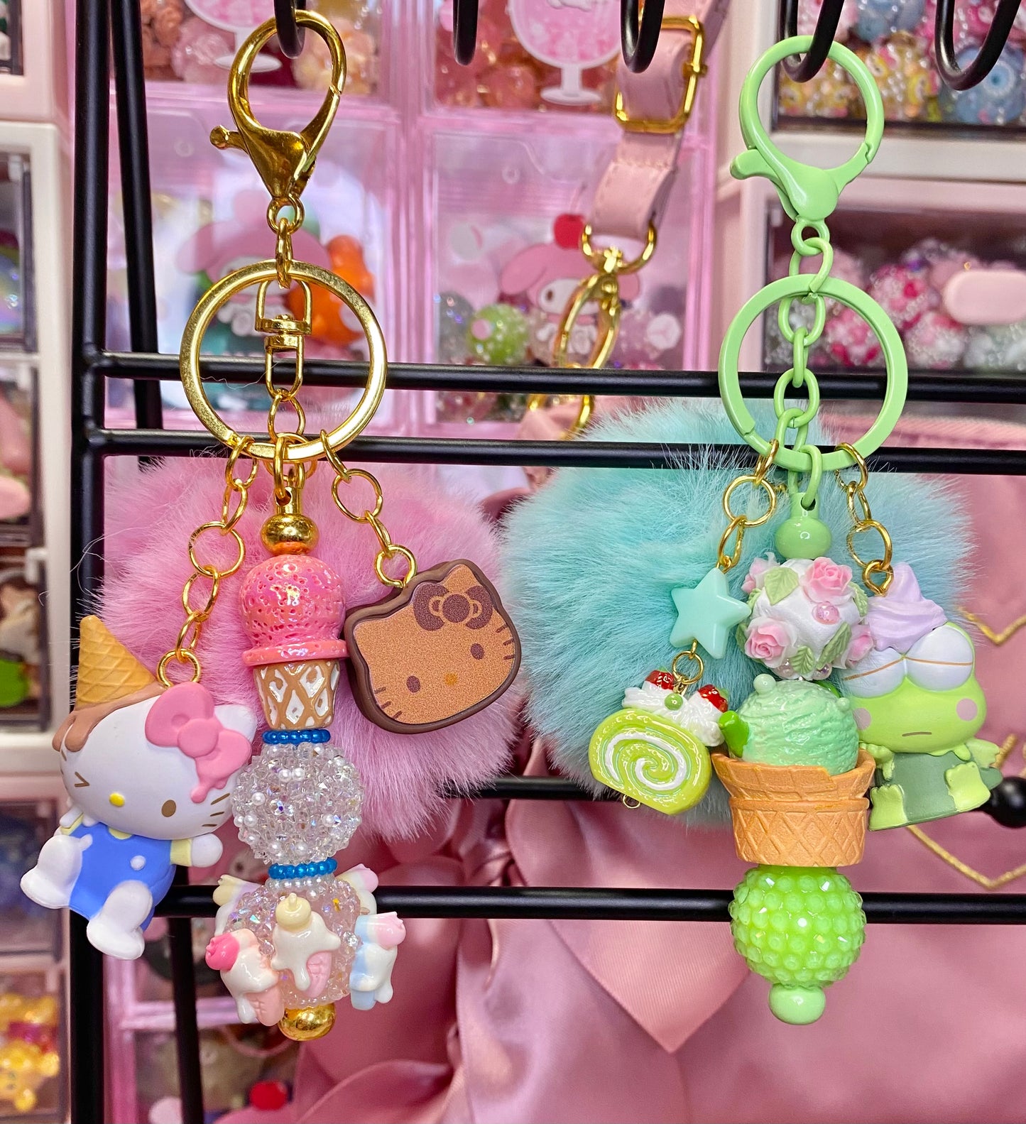 Ice Cream Friends Keychain