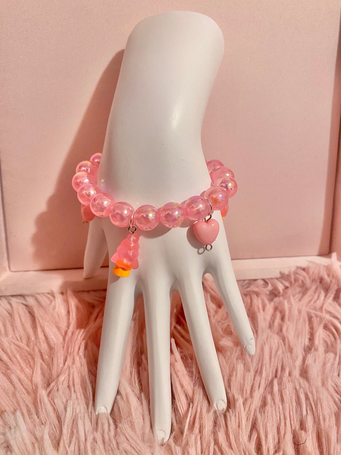 Pink Tree Bracelet