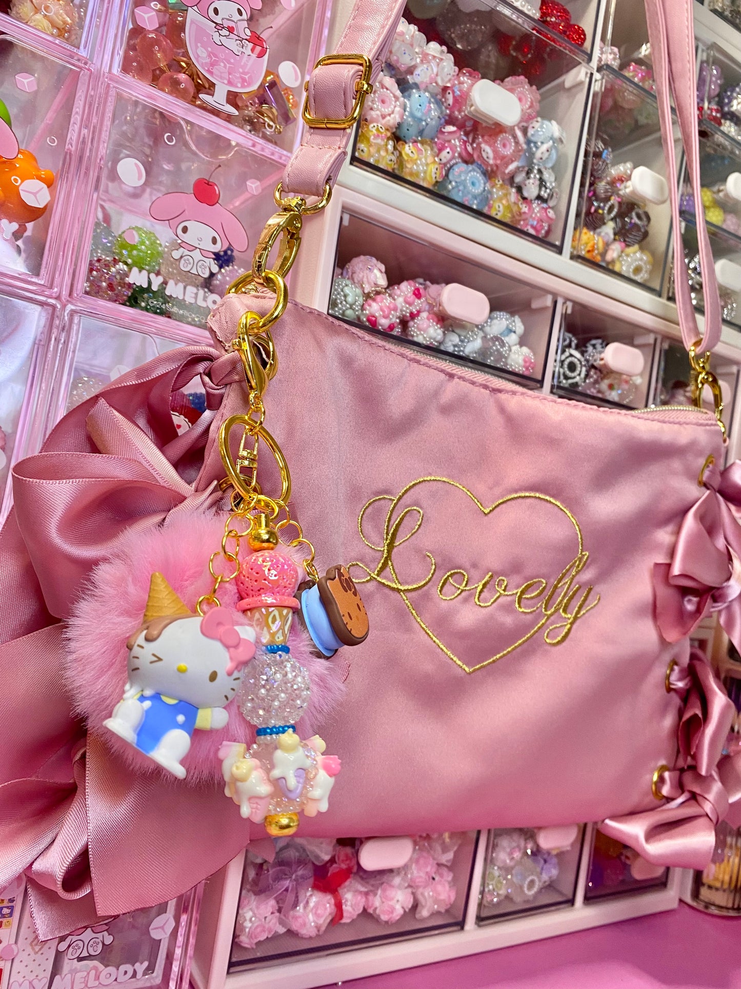 Ice Cream Friends Keychain