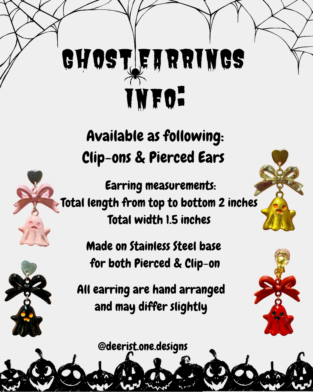 Ghost Earrings