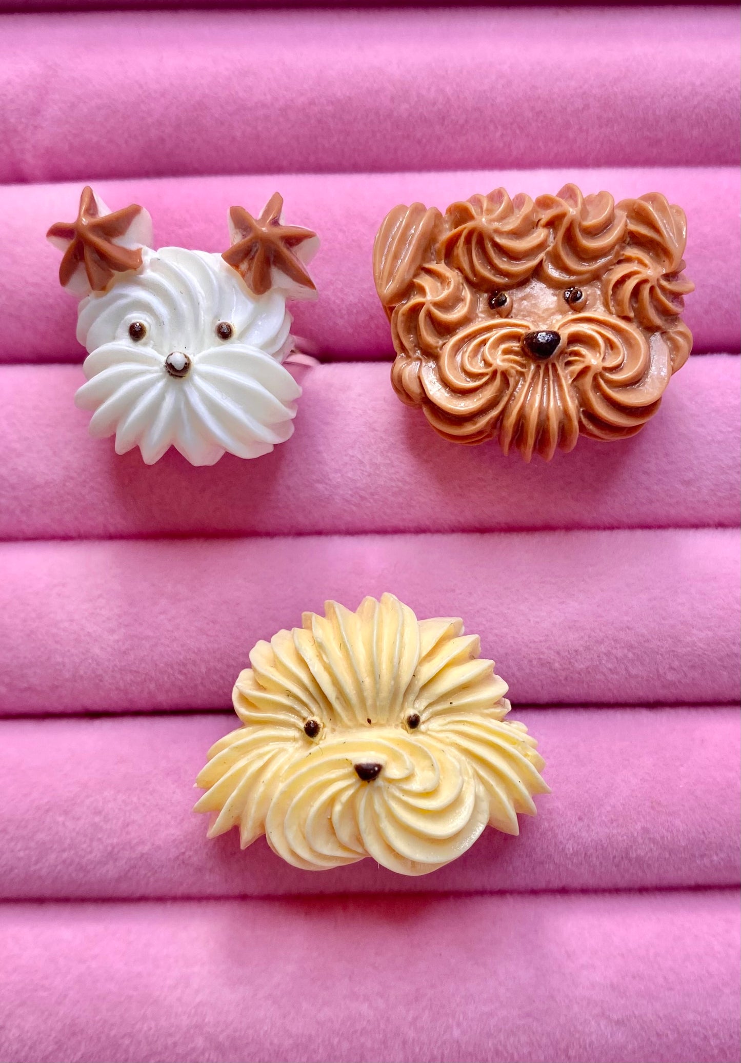 Whip Cream Puppy Ring