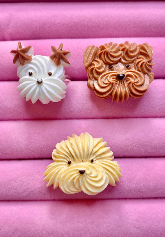 Whip Cream Puppy Ring