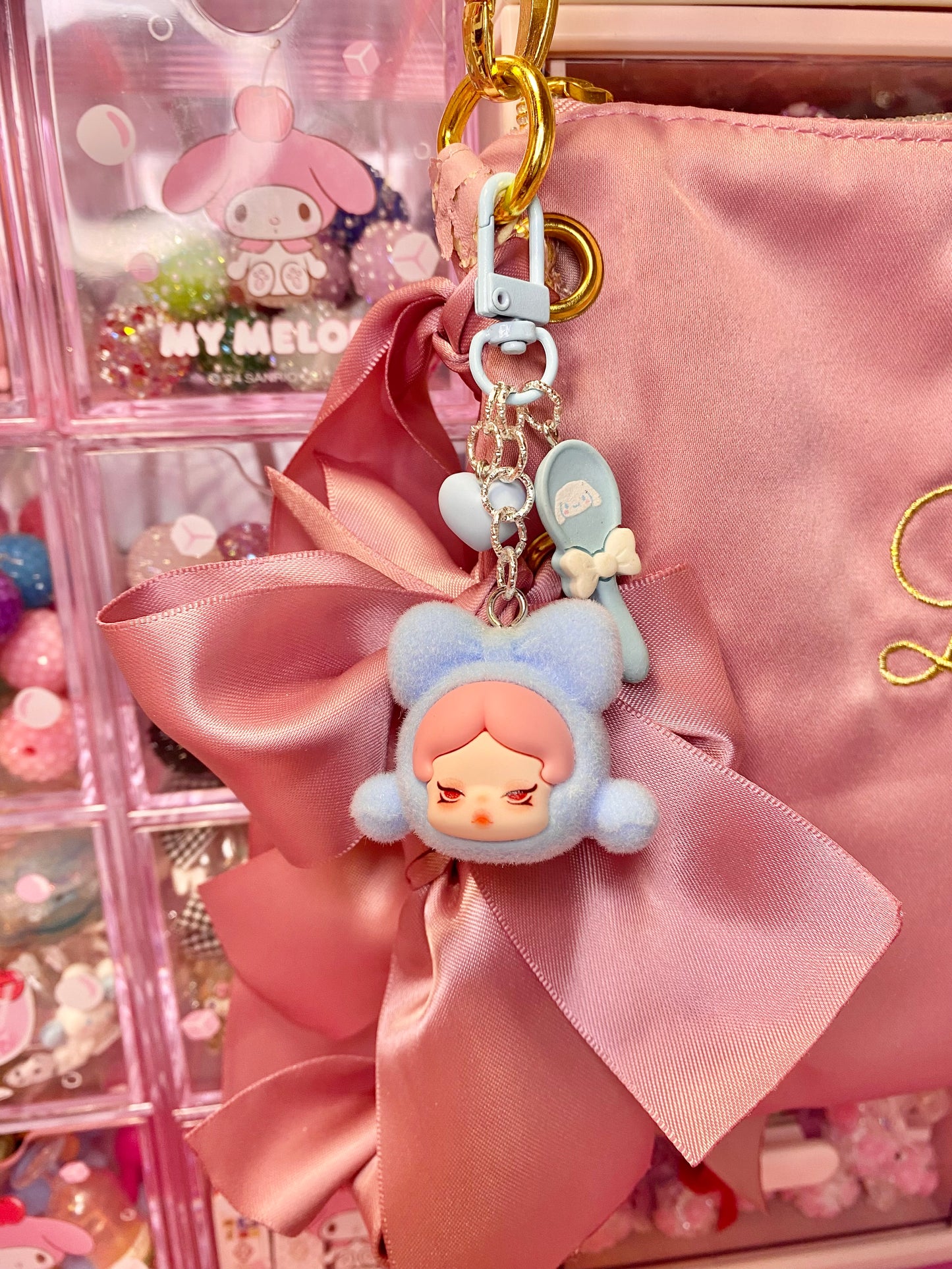 Bow Girl Keychain