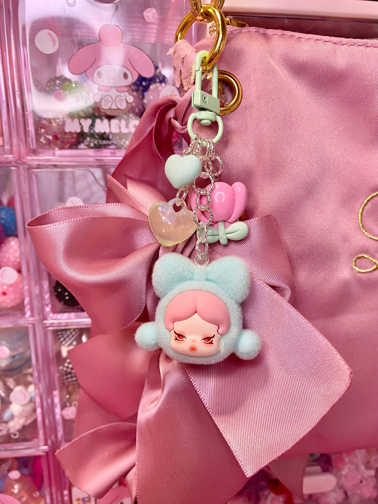Bow Girl Keychain