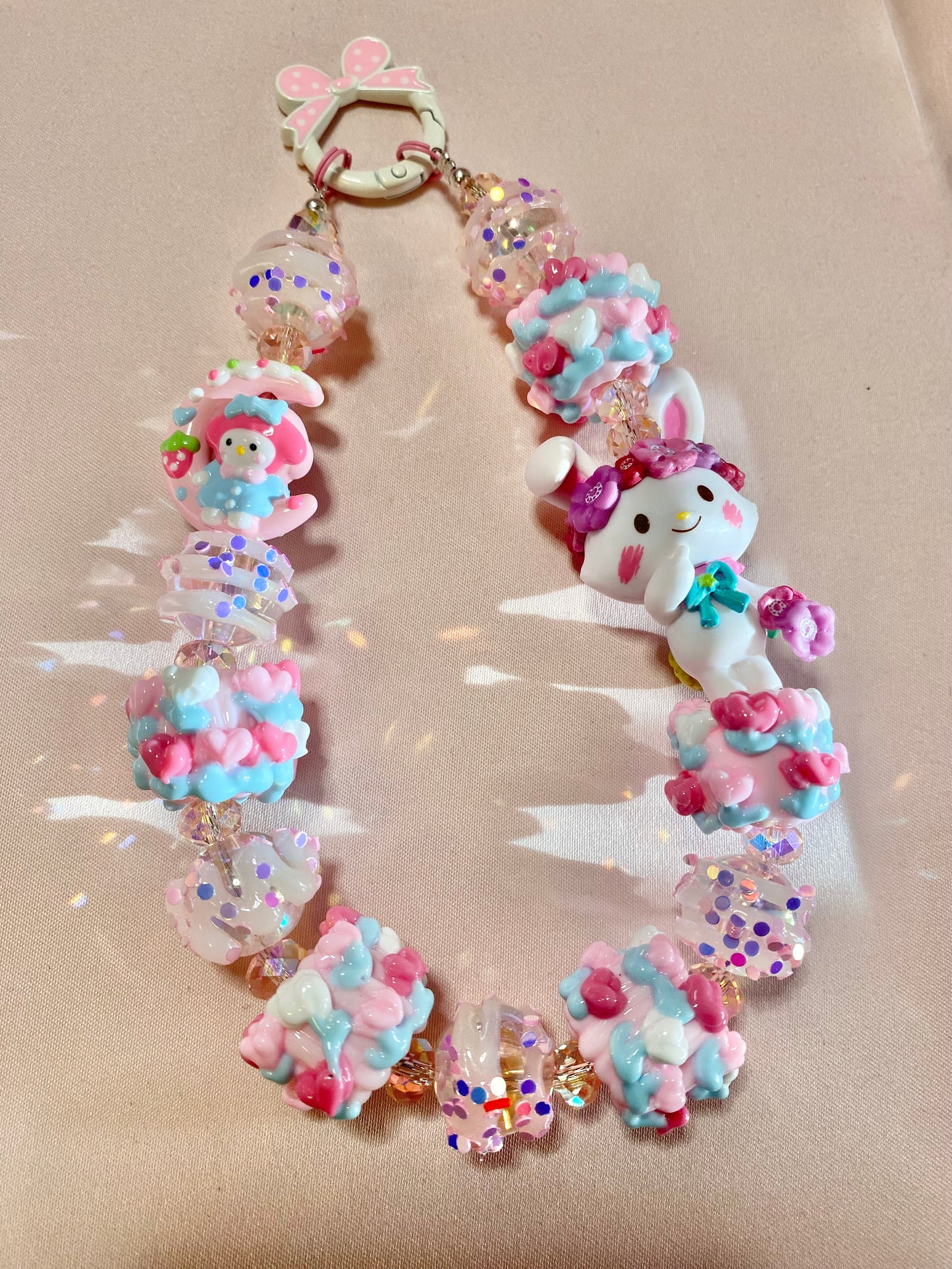 Flower Bunny Device Strap