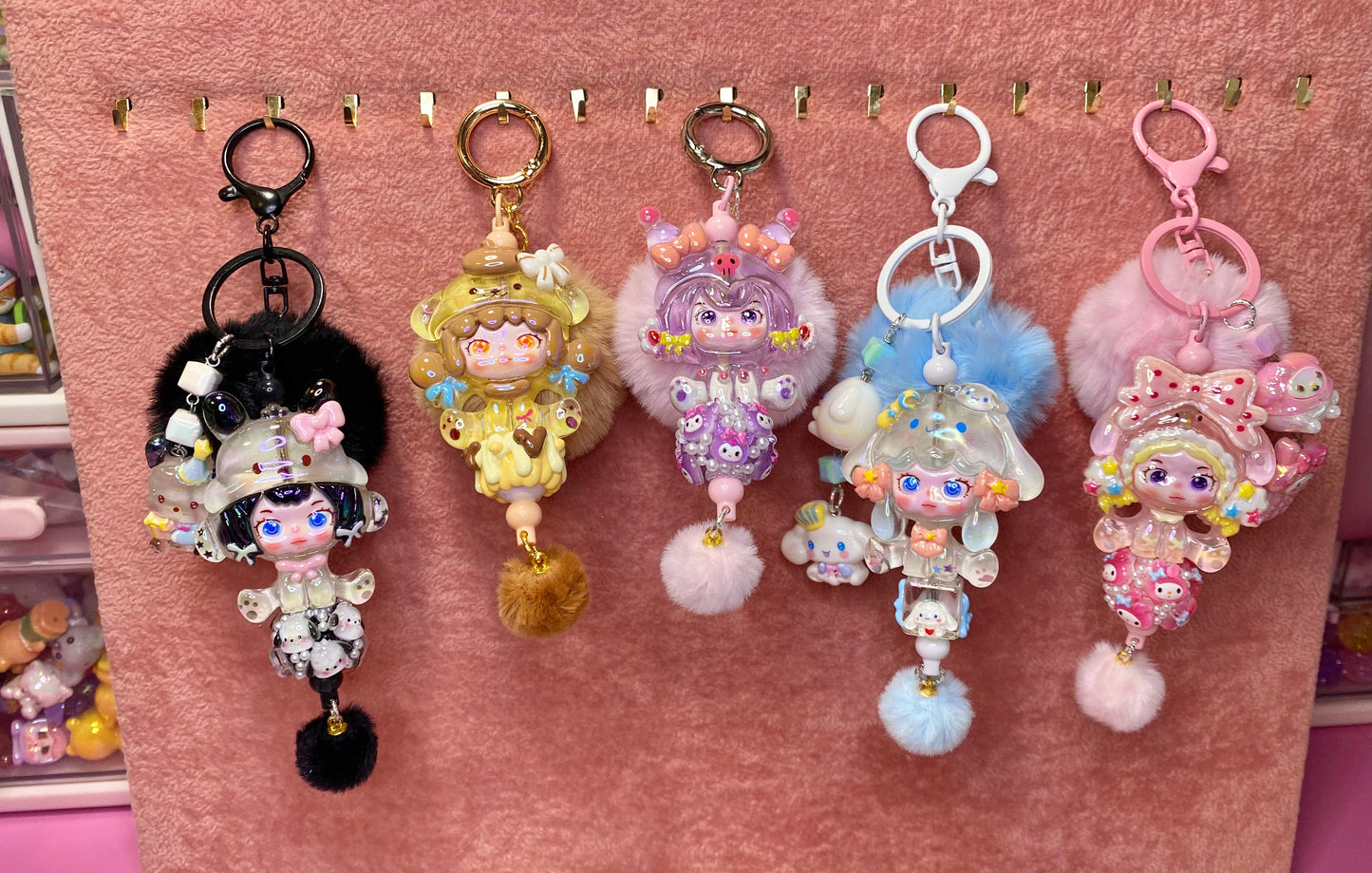 Sitting Doll Keychain