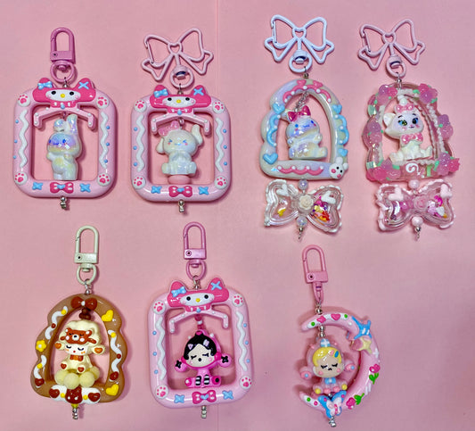 Framed Friends Keychain