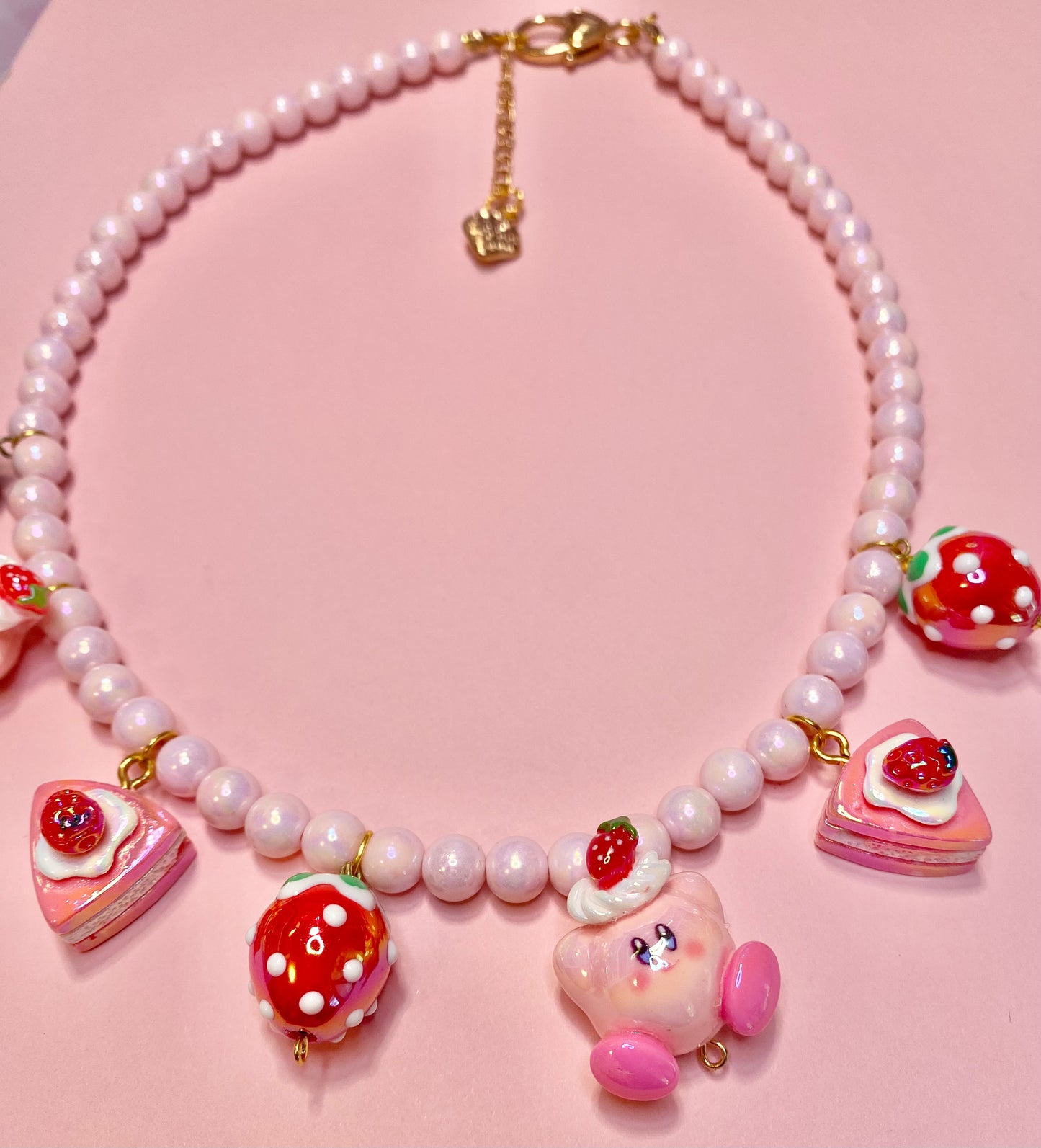 Strawberry Blob Necklace