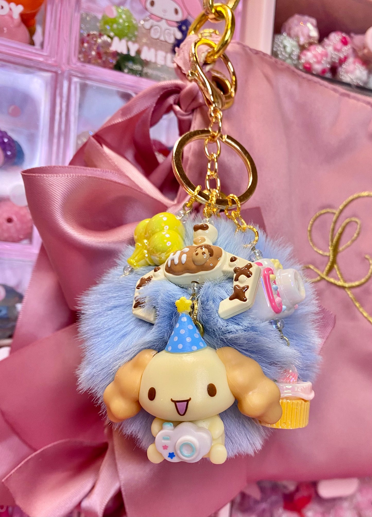 Puppy Party Keychain
