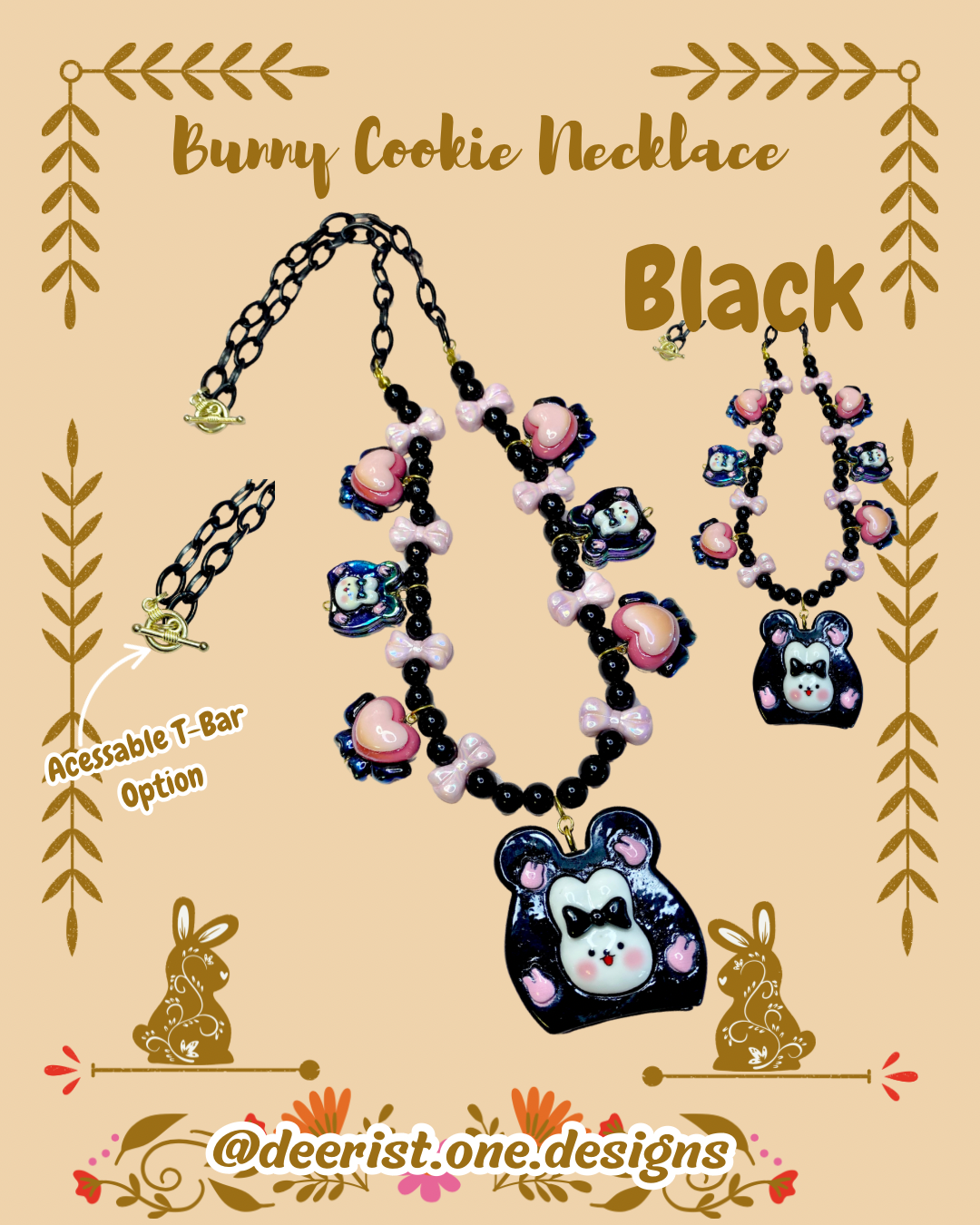 Bunny Cookie Necklace
