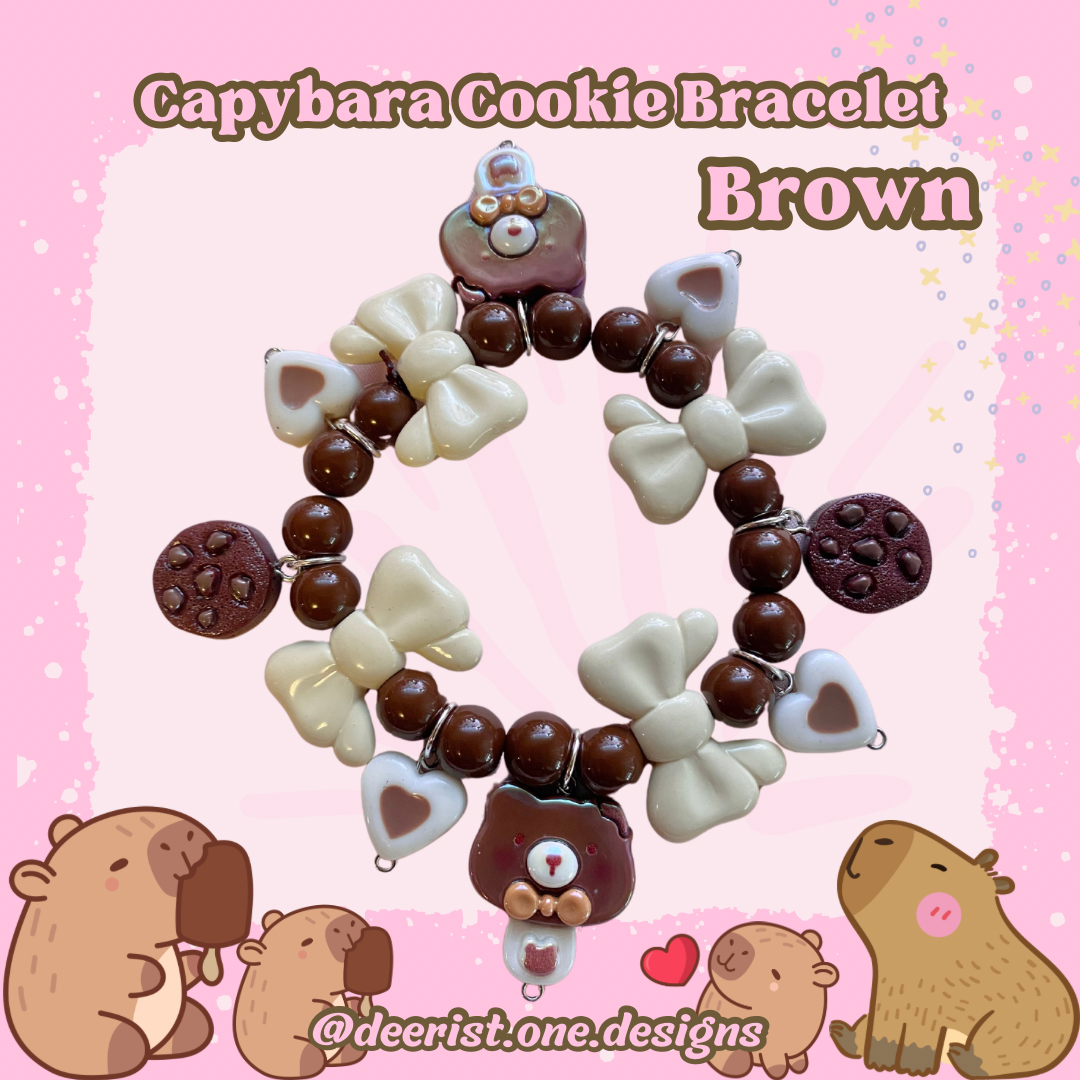 Capybara Cookie Bracelet