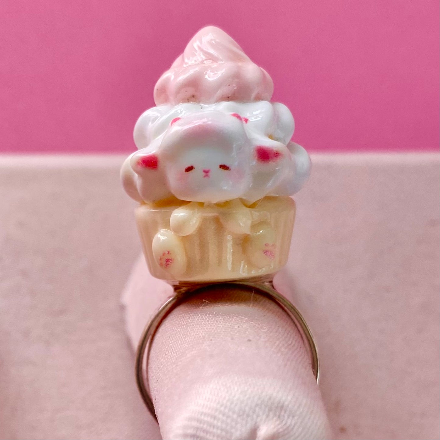 Lamb Cupcake Ring