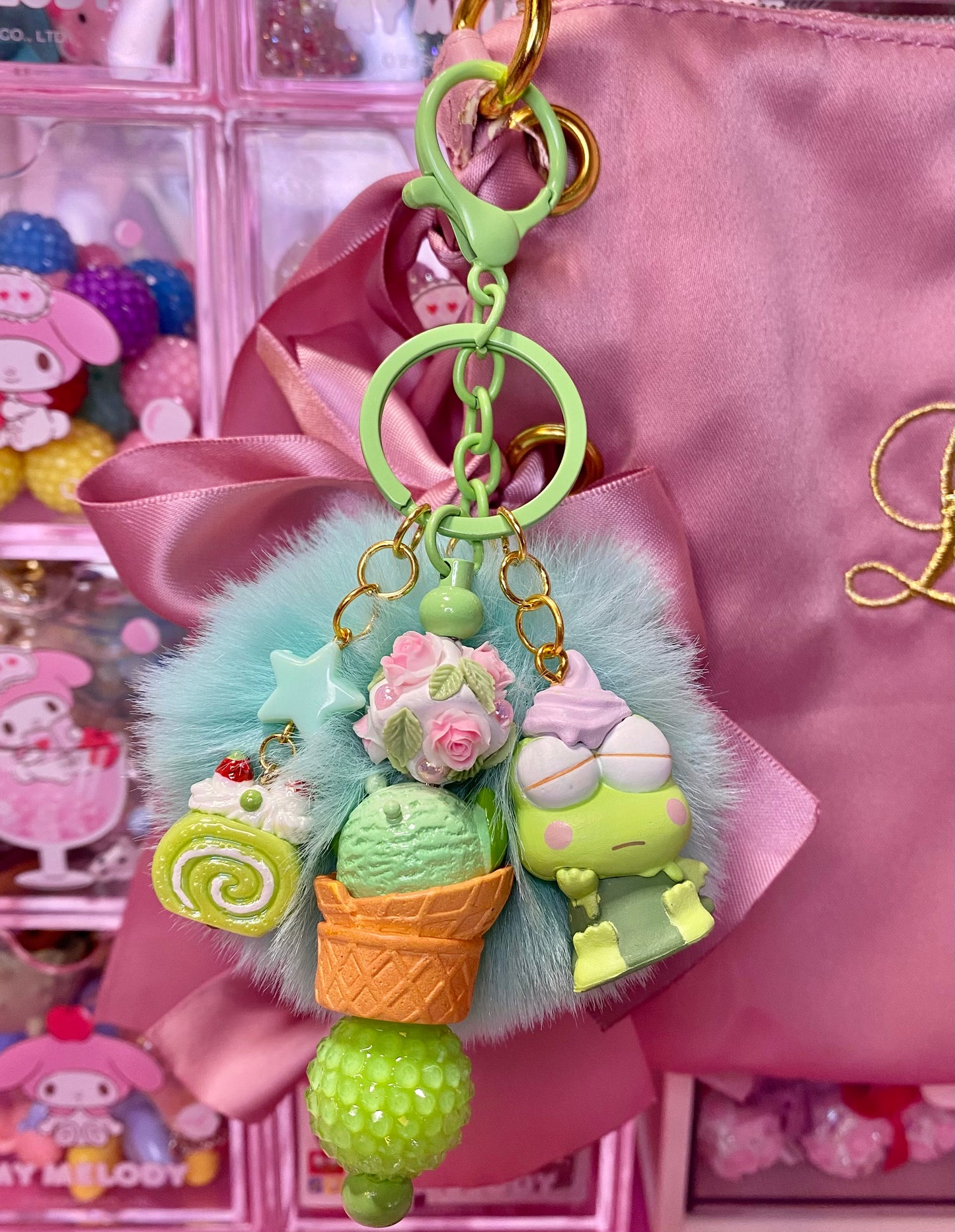 Ice Cream Friends Keychain