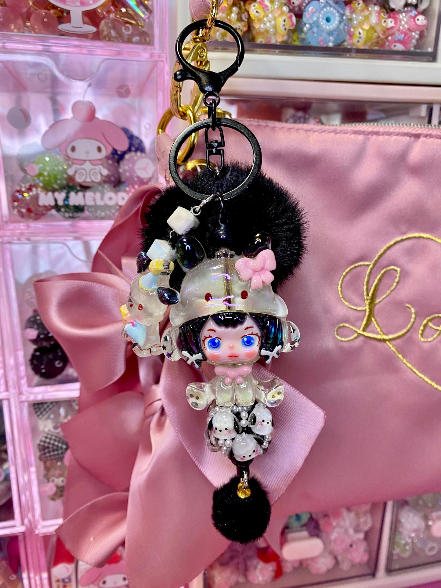 Sitting Doll Keychain