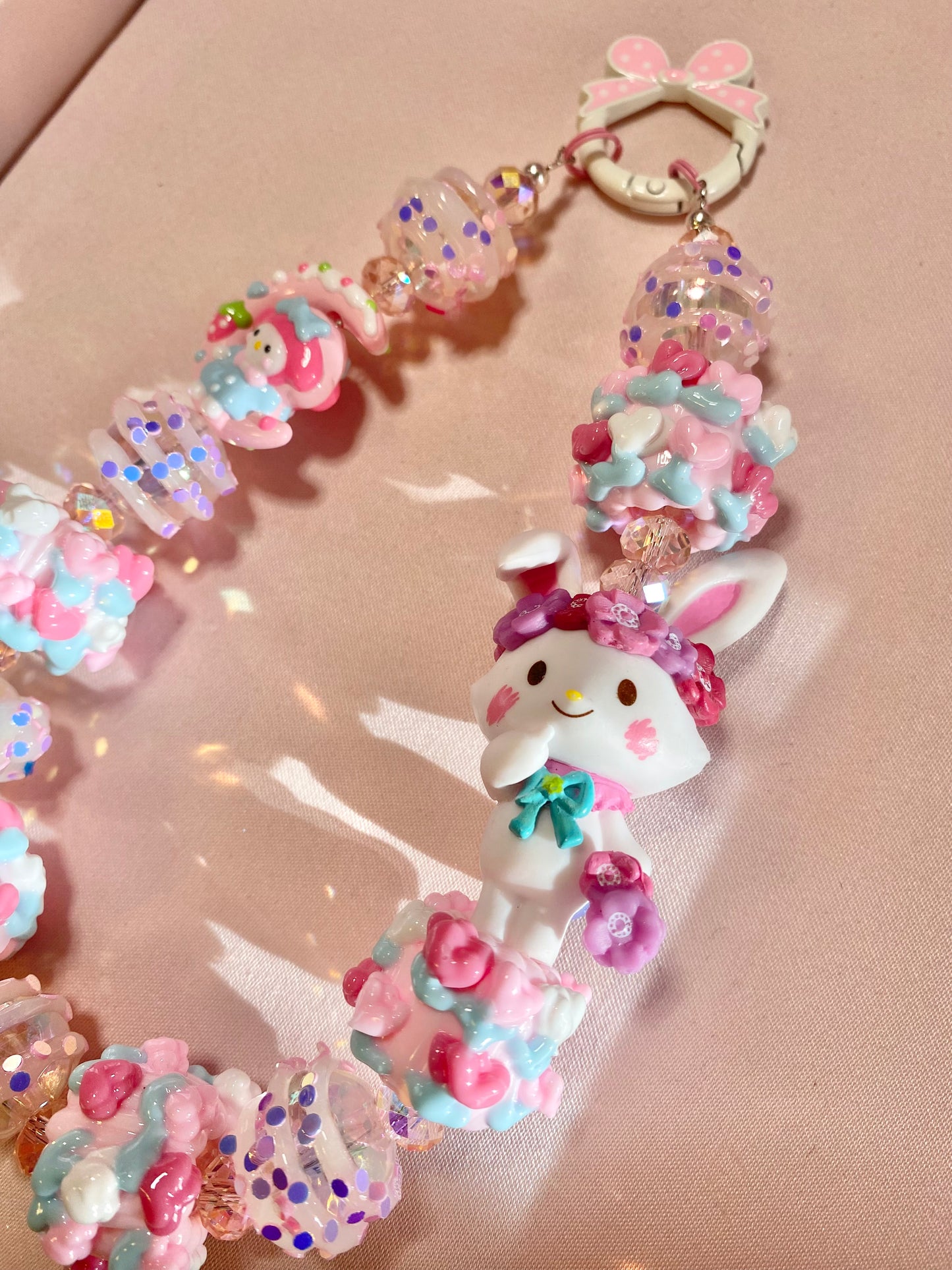 Flower Bunny Device Strap