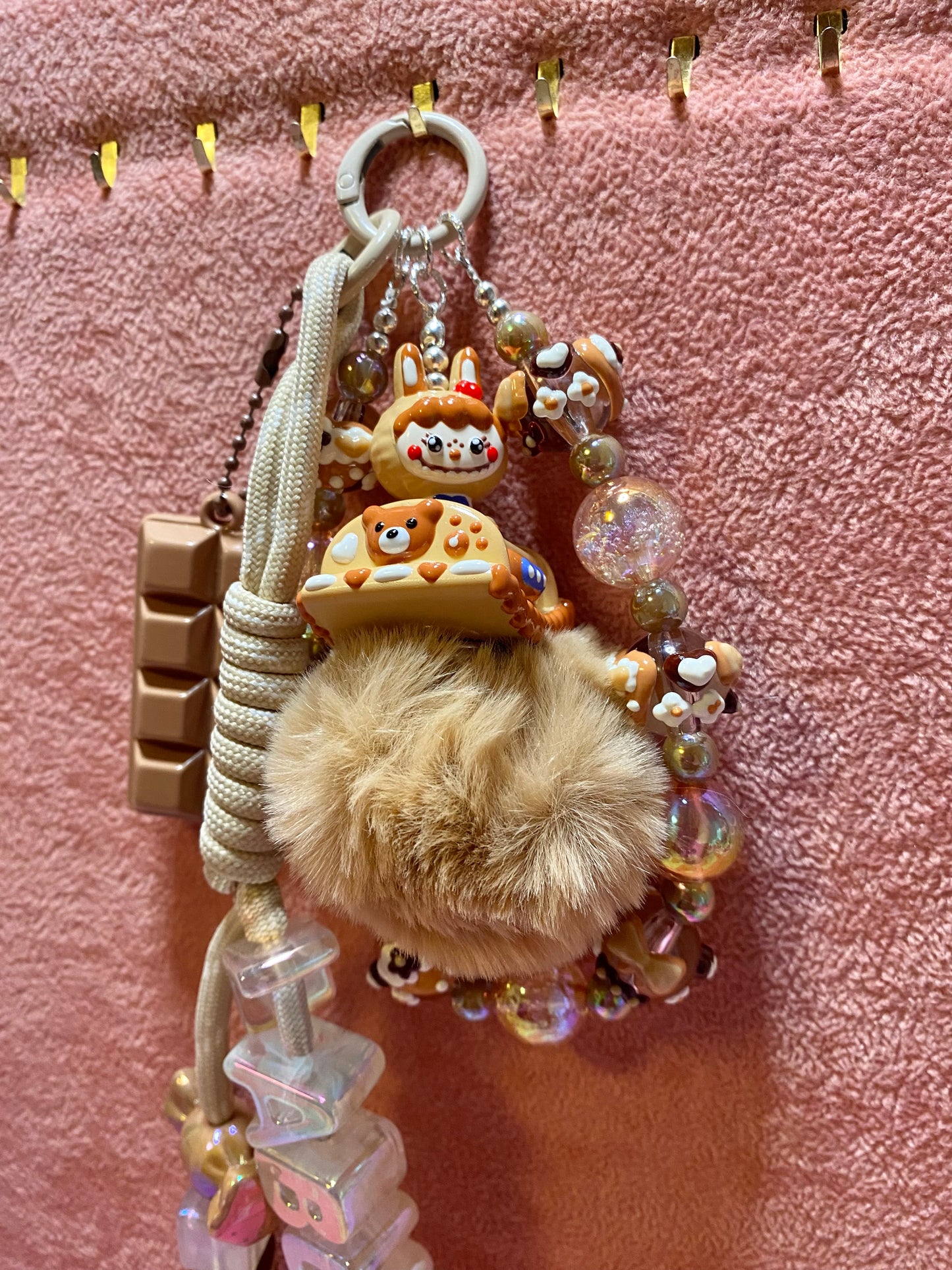 Brown Monster Keychain