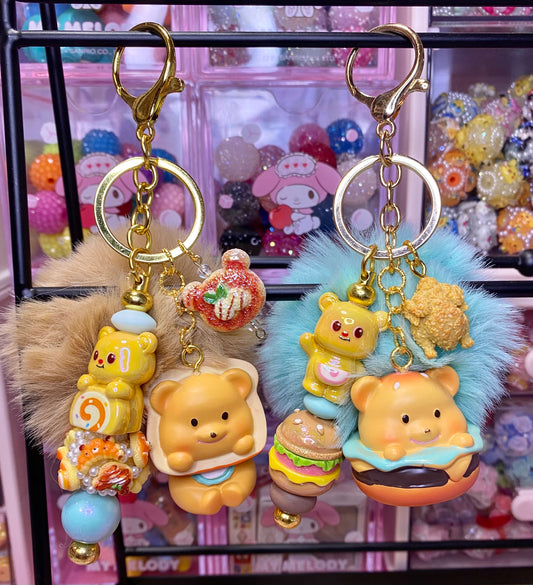Food Bear Keychain
