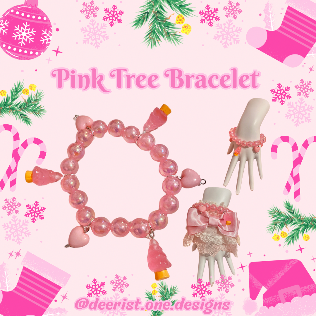 Pink Tree Bracelet
