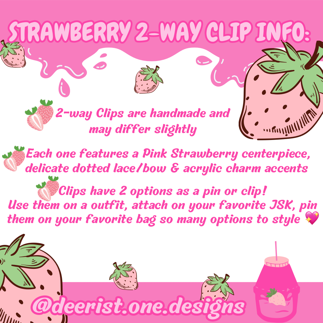 Strawberry 2-way Clip