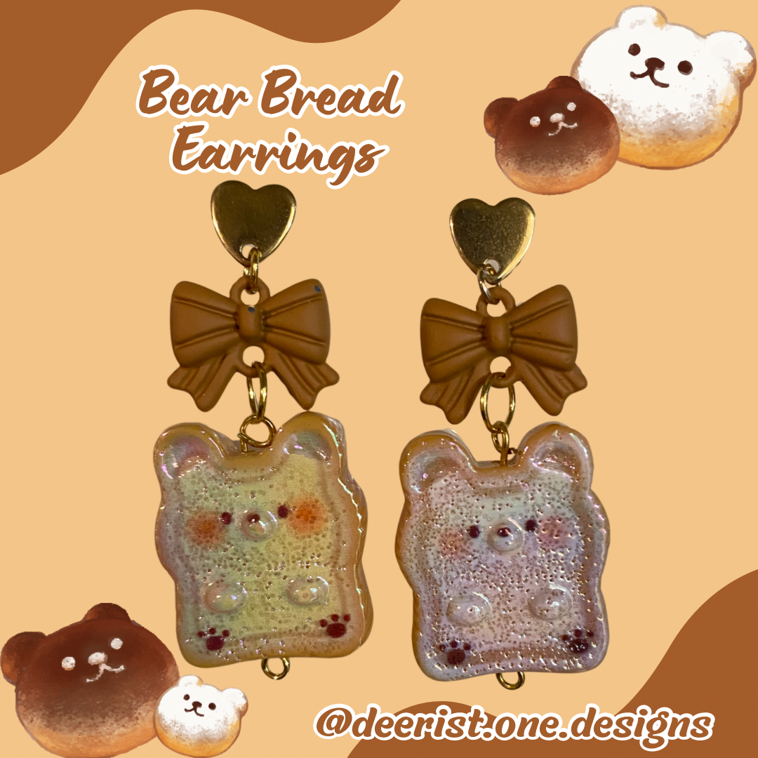 Animal Bread Earrings