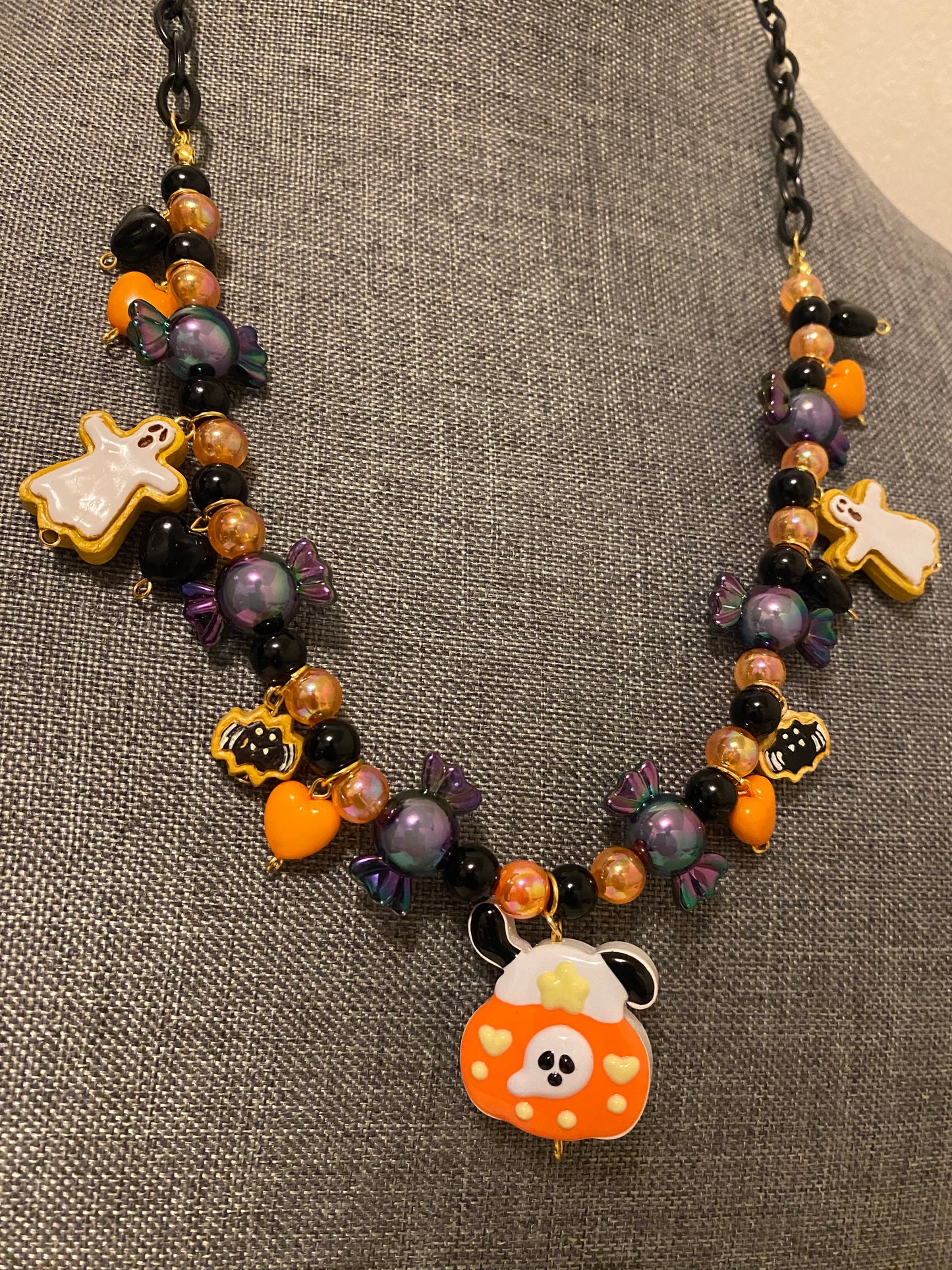 Puppy Pumpkin Necklace