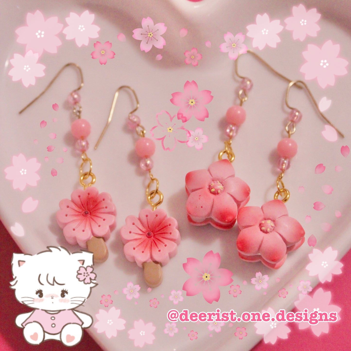 Sakura Treats Earrings