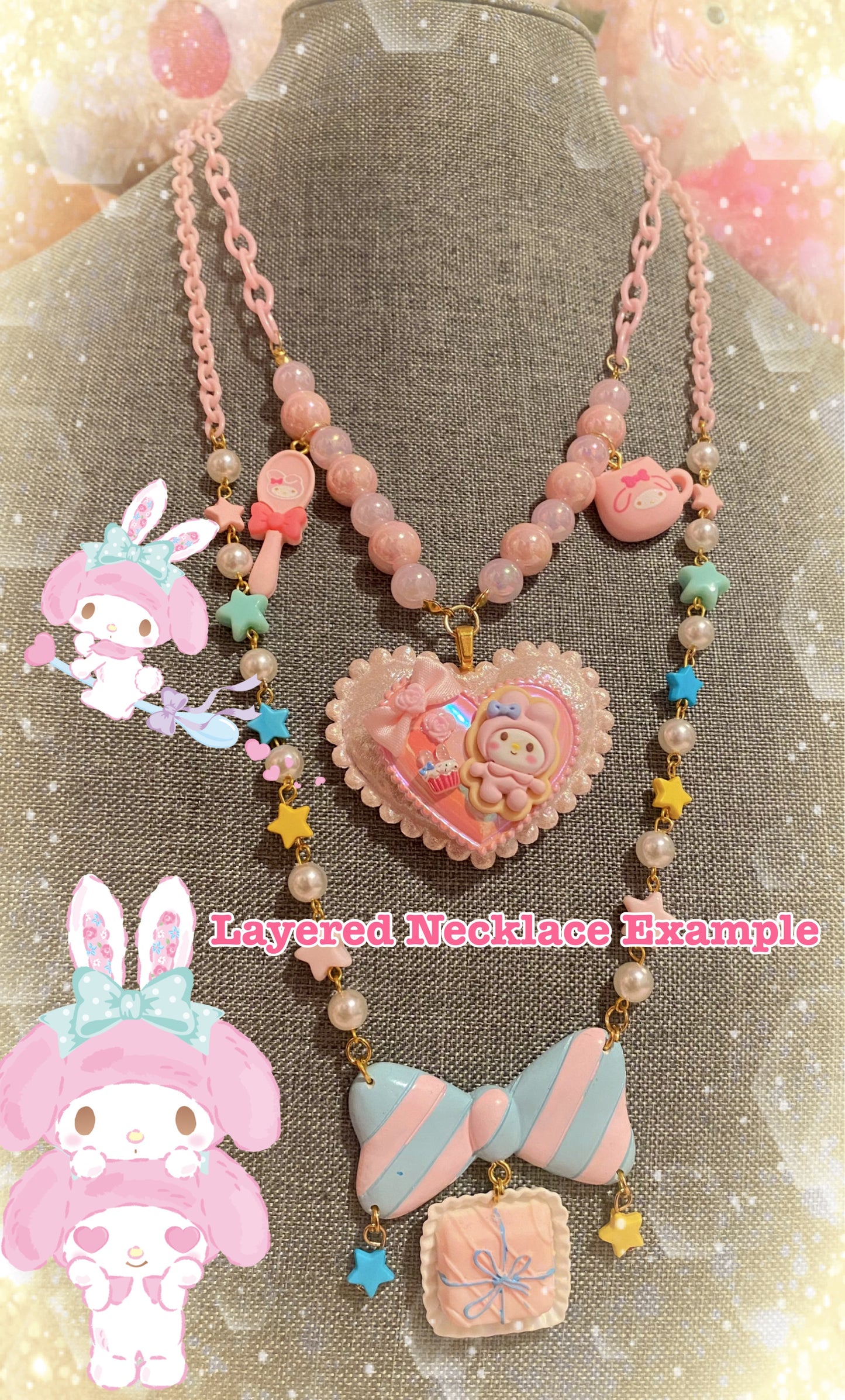 Bunny Cafe Necklace